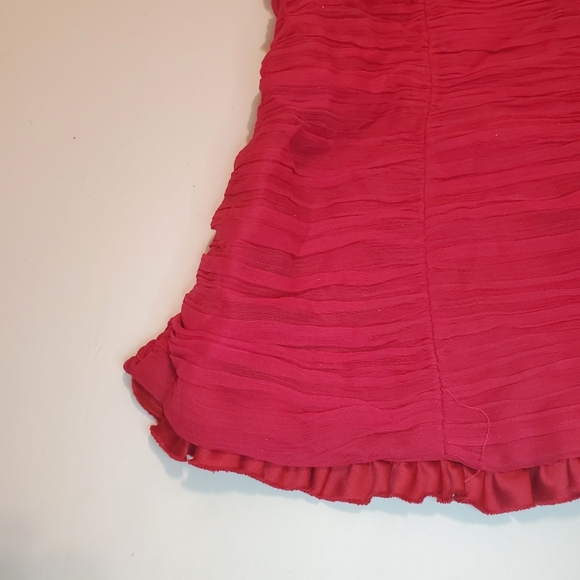 BEBE Fuschia Hot Pink Halter Bustier Corset Top - Size XXS, 00 - Picture 3 of 4